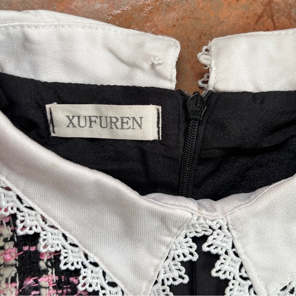 Pink & Black Tweed Short Sleeve Top - Picture 4 of 7